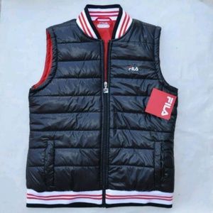 DOPE Fila Puffa Puffer Vest Zipper NWT New Jacket